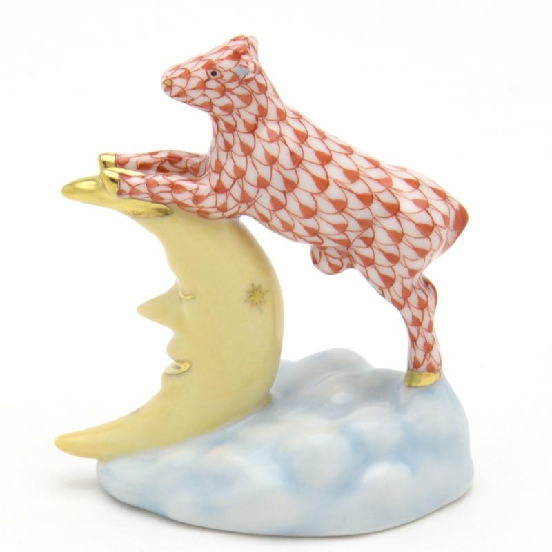 ヘレンド 牛 置物HEREND ヘレンド フィギュリン 置物 干支 牛 丑 ウシ