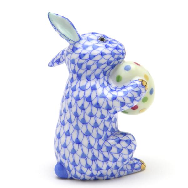 ヘレンド（HEREND） うさぎ置物(高さ:6.5cm) イースターバニー(05436
