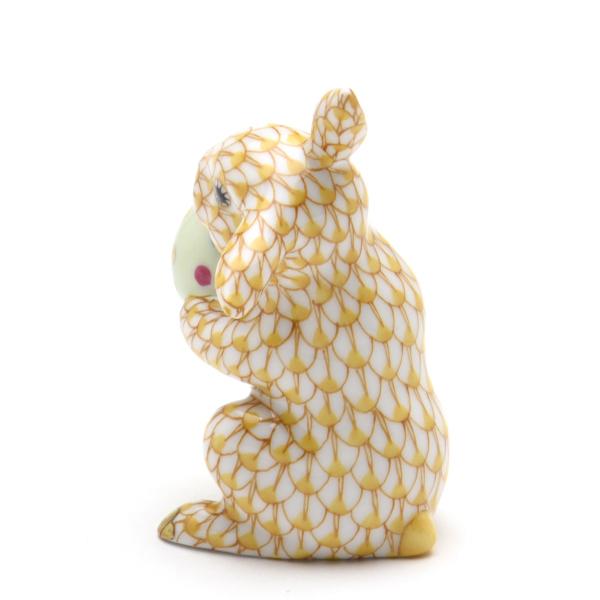 ヘレンド（HEREND） うさぎ置物(高さ:6.5cm) イースターバニー(05436