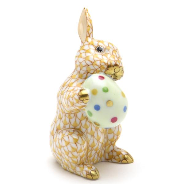 ヘレンド（HEREND） うさぎ置物(高さ:6.5cm) イースターバニー(05436