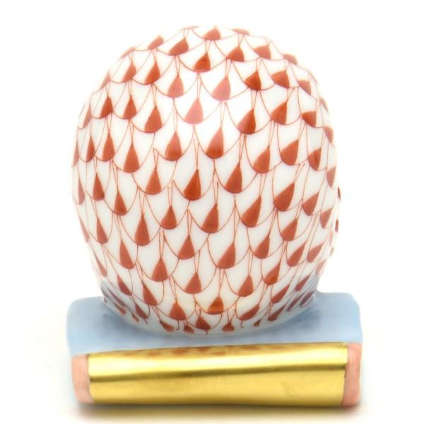 ヘレンド(Herend) スカル(高さ:5.2cm)頭蓋骨(05780/VH)赤色の鱗模様 磁器製 オブジェ 置物 飾り物 送料無料 ギフト包装無料(ヘレンド純正ボックス使用)【新品】_4