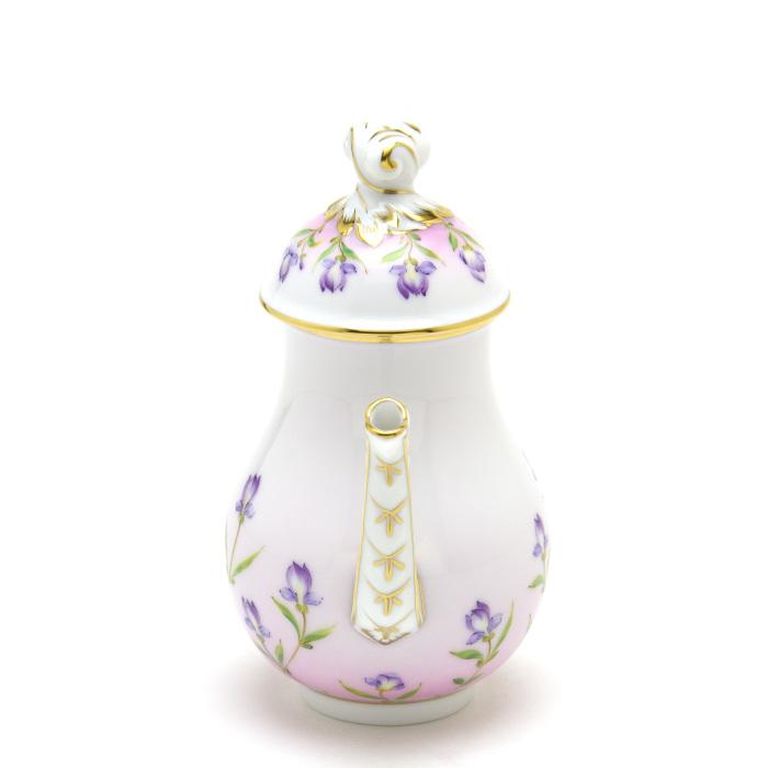 ヘレンド(Herend) コーヒーポット(ミニ)(200cc) ピンク地のアイリス(20617/IRIS-P) ハンドメイド 手描き 食器 コレクターズポット 送料無料 ギフト包装無料 新品_5