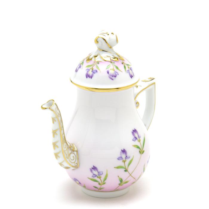 ヘレンド(Herend) コーヒーポット(ミニ)(200cc) ピンク地のアイリス(20617/IRIS-P) ハンドメイド 手描き 食器 コレクターズポット 送料無料 ギフト包装無料 新品_6