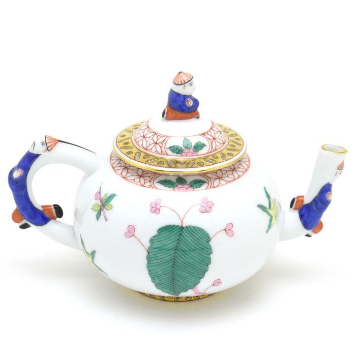 ヘレンド ティーポット(ミニ) 宋 ハンドメイド 手描き 透かし ヘレンド ティーポット(ミニ) 宋 ハンドメイド 手描き 透かし