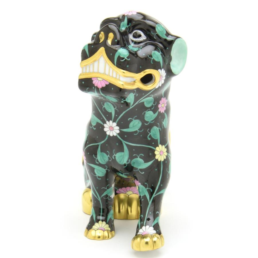 ❤️レア・美品❤️ヘレンドの狛犬 ヘレンド(Herend) 狛犬(高さ:15.5cm)ペア 西安の赤(05309/G)・西安の黒