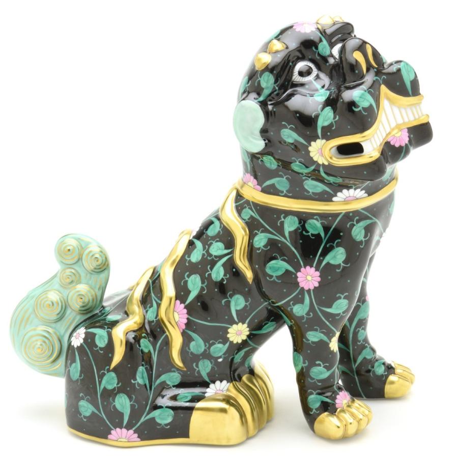 ❤️レア・美品❤️ヘレンドの狛犬 ヘレンド(Herend) 西安の赤(G-05309)【現物写真 狛犬(S)右足上げ 置物