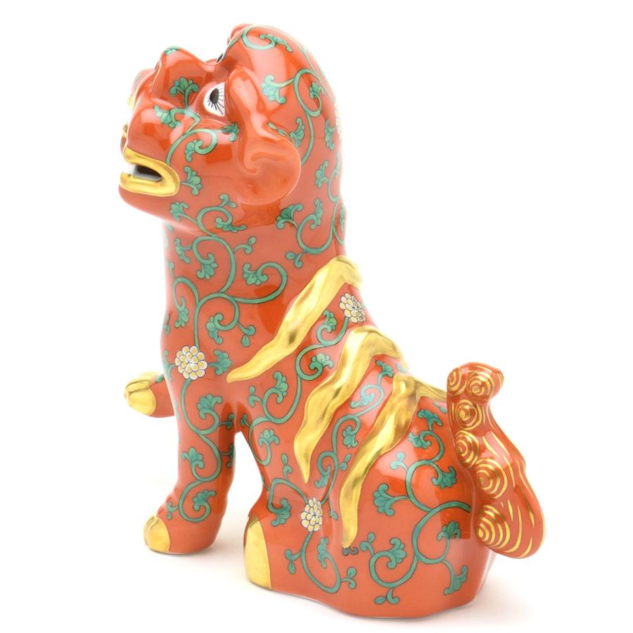 ヘレンド(Herend) 狛犬(高さ:15.5cm)右足上げ 西安の赤(05309/G) ハンドメイド 磁器製 Fo-dog 置物 飾り物 送料無料 ギフト包装無料(純正ボックス使用)【新品】の画像