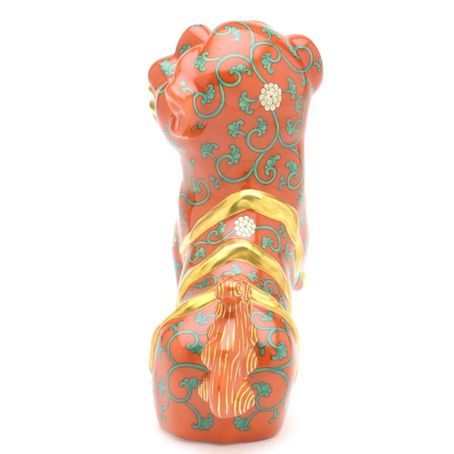 ヘレンド(Herend) 狛犬(高さ:15.5cm)右足上げ 西安の赤(05309/G) ハンドメイド 磁器製 Fo-dog 置物 飾り物 送料無料 ギフト包装無料(純正ボックス使用)【新品】の画像