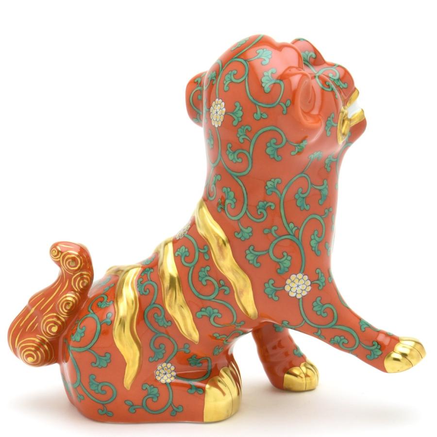 ヘレンド(Herend) 狛犬(高さ:15.5cm)右足上げ 西安の赤(05309/G) ハンドメイド 磁器製 Fo-dog 置物 飾り物 送料無料 ギフト包装無料(純正ボックス使用)【新品】の画像