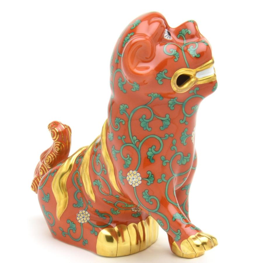 ヘレンド(Herend) 狛犬(高さ:15.5cm)右足上げ 西安の赤(05309/G) ハンドメイド 磁器製 Fo-dog 置物 飾り物 送料無料 ギフト包装無料(純正ボックス使用)【新品】の画像