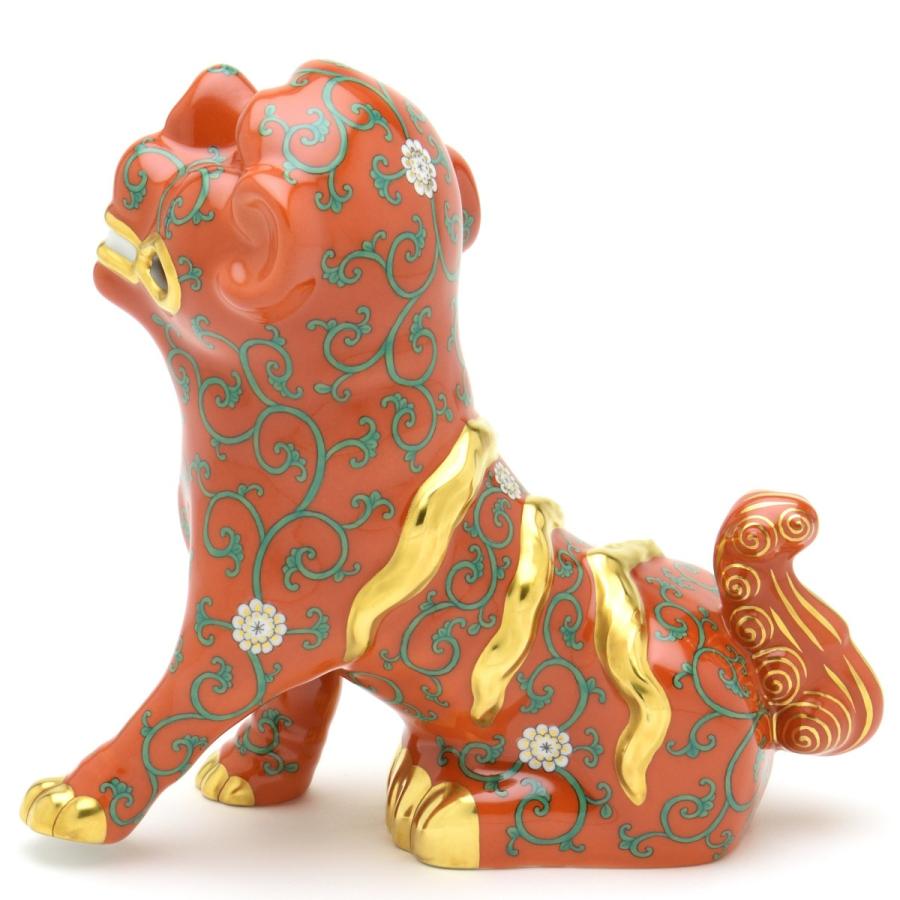 ヘレンド(Herend) 狛犬(高さ:15.5cm)左足上げ 西安の赤(15296/G) ハンドメイド 磁器製 Fo-dog 置物 飾り物 送料無料 ギフト包装無料(純正ボックス使用)【新品】の画像