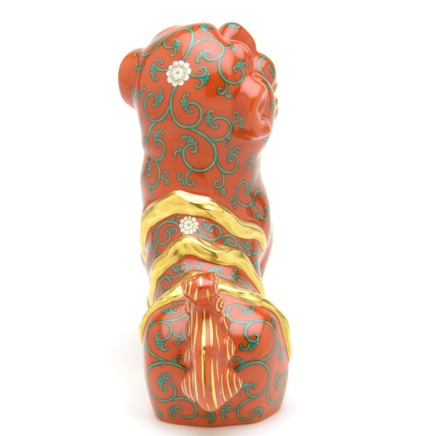 ヘレンド(Herend) 狛犬(高さ:15.5cm)左足上げ 西安の赤(15296/G) ハンドメイド 磁器製 Fo-dog 置物 飾り物 送料無料 ギフト包装無料(純正ボックス使用)【新品】の画像