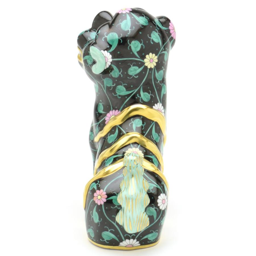 ヘレンド（HEREND） 狛犬(右足上げ) シノワズリ 西安の黒 マスター