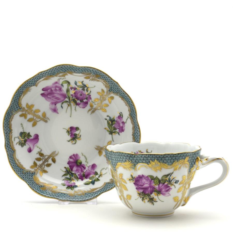 ヘレンド（HEREND） コーヒー・ティー兼用カップ(270cc)＆ソーサー