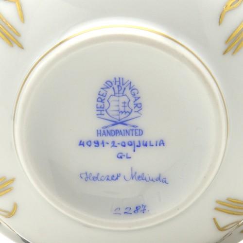 ヘレンド（HEREND） コーヒー・ティー兼用カップ(270cc)＆ソーサー