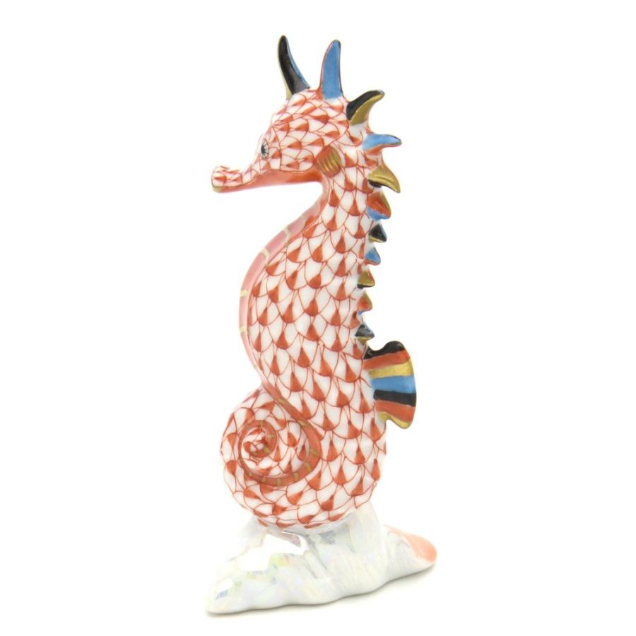 ヘレンド Herend 置物 竜の落とし子 緑色の鱗模様 手描き フィギュリン タツノオトシゴ Herend vh Porcelain Gallery Met 通販 Yahoo ショッピング