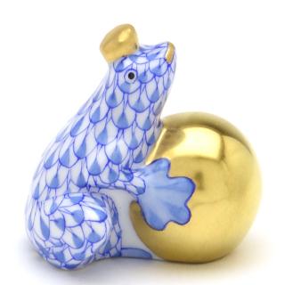 ヘレンド カエルの置物 陶器製 ヘレンド（HEREND） カエルの王子様(ミニ)(高さ:3.8cm) 蛙 置物(15369