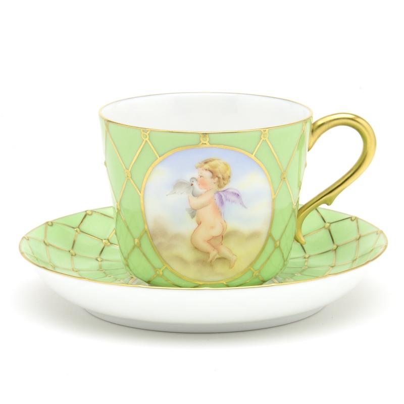 ヘレンド（HEREND） コーヒーカップ(150cc)＆ソーサー フンボルト