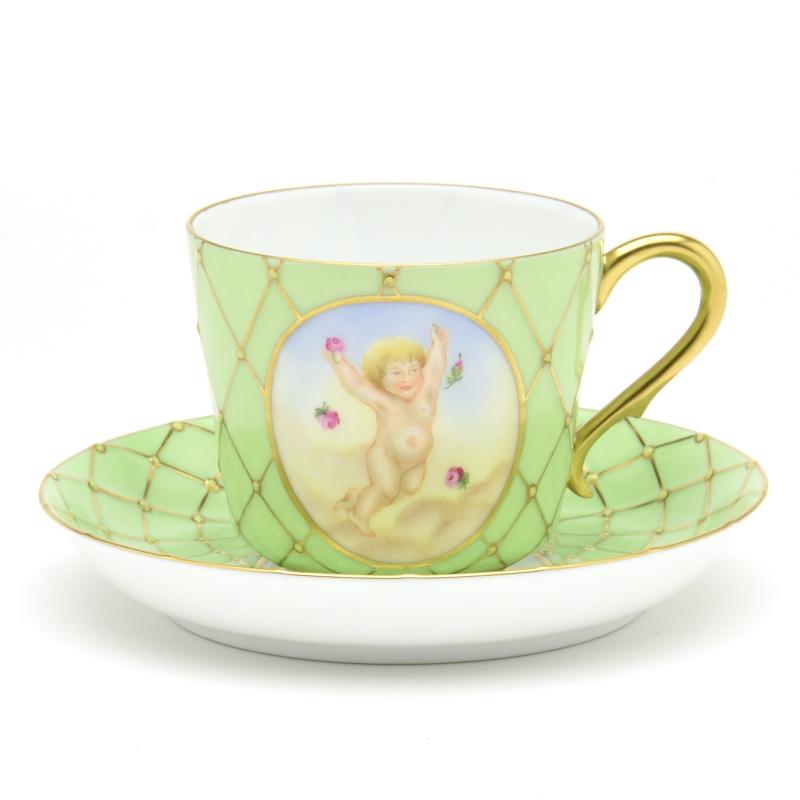 ヘレンド（HEREND） コーヒーカップ(150cc)＆ソーサー フンボルト