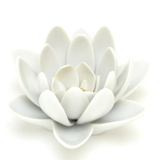 ヘレンド(Herend) 大鬼蓮(高さ:6cm) ヴィクトリアレジア(09134/A-OR)白磁金彩 ハンドメイド 置物 飾り物 オブジェ 送料無料 ギフト包装無料 ハンガリー製 新品_3