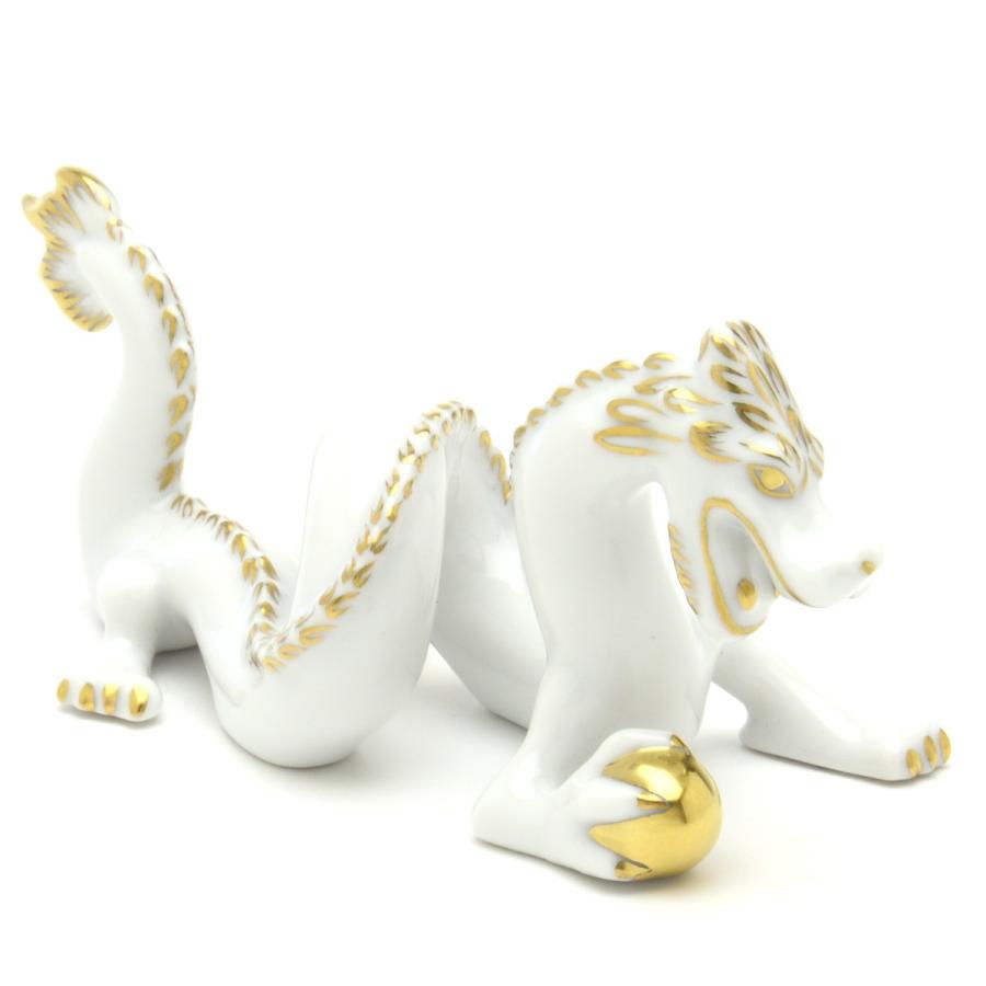 ヘレンド Herend フィギュリン 最新 龍 置物 美品 HEREND ヘレンド