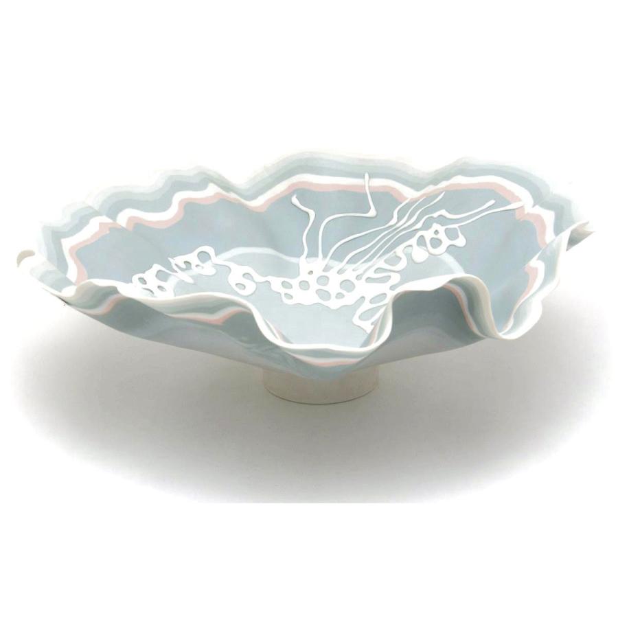 【一点物】ヘレンド(Herend) 大鉢(直径:36cm) TAMAS AKOS(タマース アーコス)作(80922) ハンドメイド 磁器製 置物 飾り物 オブジェ 送料無料 ハンガリー製 新品の画像
