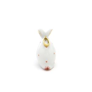 ヘレンド（HEREND） ペンダントトップ ラビット(05339/C-R)赤水玉