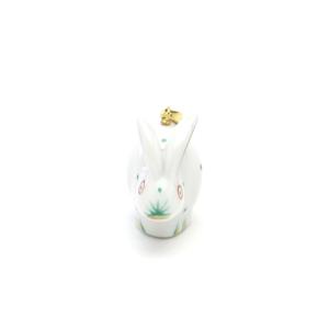 ヘレンド（HEREND） ペンダントトップ ラビット(05339/C-V)緑水玉