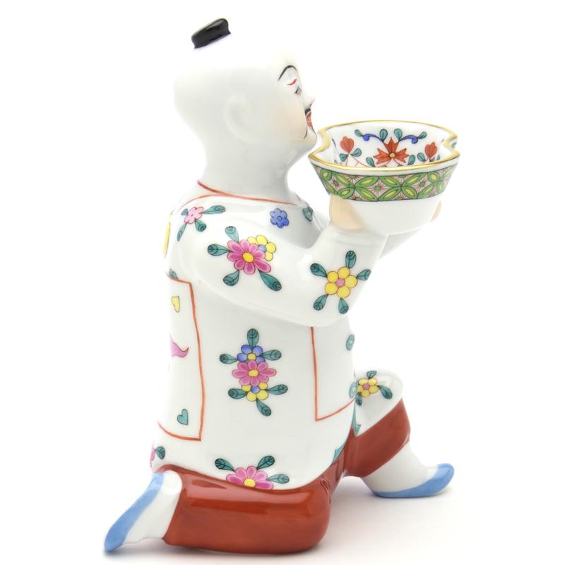ヘレンド 人形置物 お給仕マンダリン(L) フィギュリン 手描き