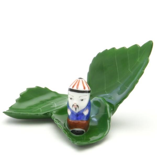ヘレンド(Herend) カード立て(高さ:4.5cm) 葉の上のマンダリン(08971/C 