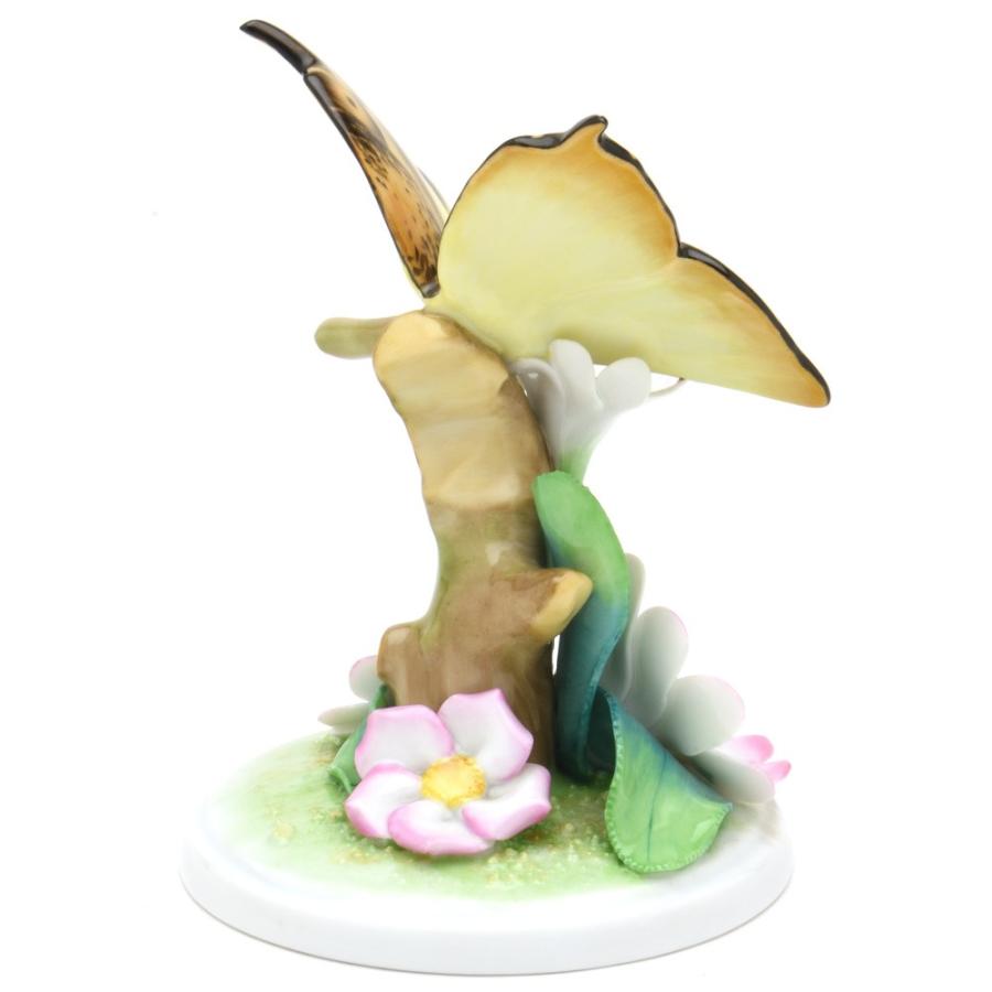 ヘレンド（HEREND） 花と蝶(幅:11.5cm) フラワー＆バタフライ(09306/C