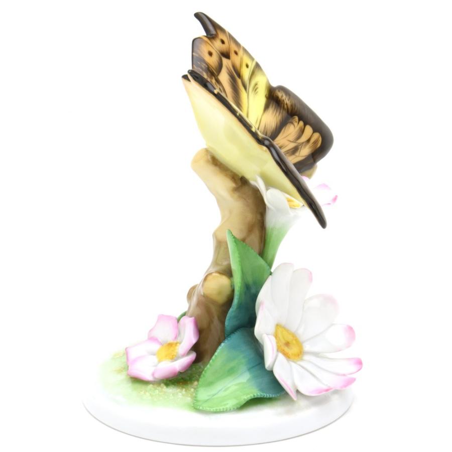 ヘレンド（HEREND） 花と蝶(幅:11.5cm) フラワー＆バタフライ(09306/C
