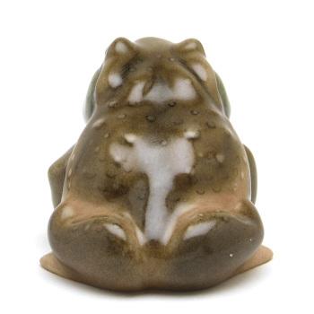 【HEREND】 カエルの置物 陶器製 ヘレンド（HEREND） かえる(高さ:4.5cm) 蟾蜍(15321/C) ハンドメイド
