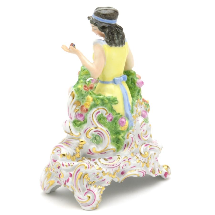 ヘレンド（HEREND） 人形置物(高さ:17cm) スプリング(15935/C)花や蝶を