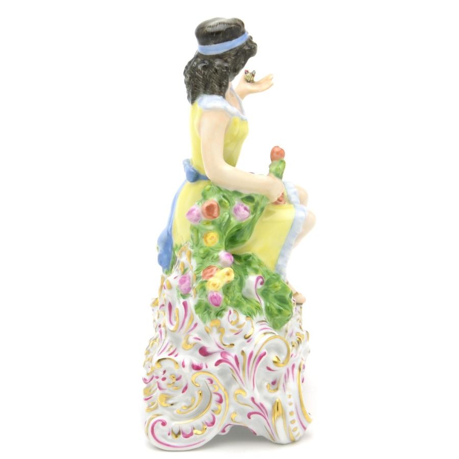 ヘレンド（HEREND） 人形置物(高さ:17cm) スプリング(15935/C)花や蝶を