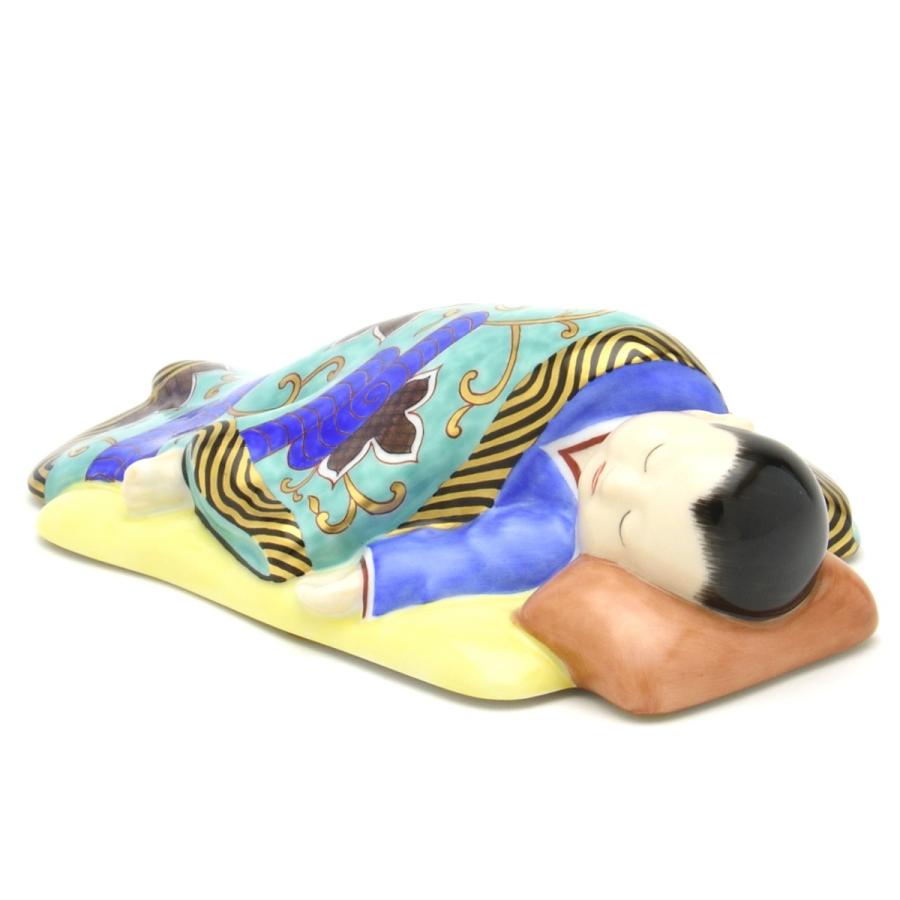 ヘレンド 眠る子ども スリーピングボーイ シノワズリ フィギュリン