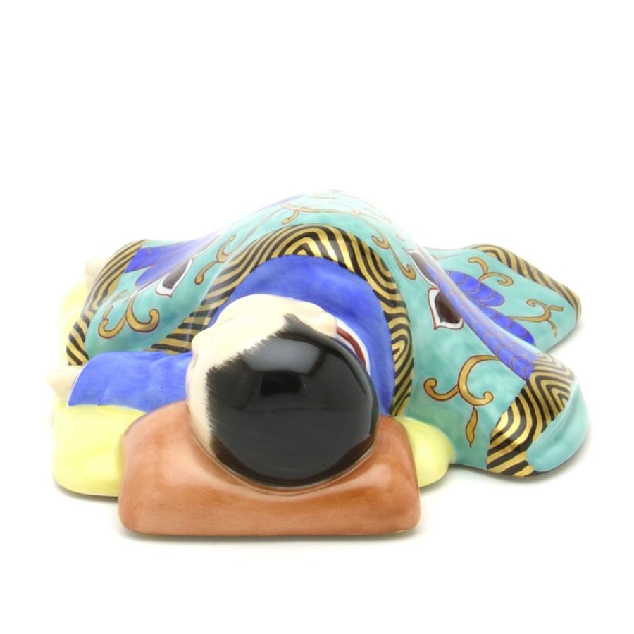 ヘレンド 眠る子ども スリーピングボーイ シノワズリ フィギュリン