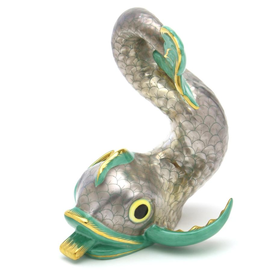 ヘレンド（HEREND） ドルフィン(Big)(高さ:16cm) 幸福を運ぶ神話の中の 