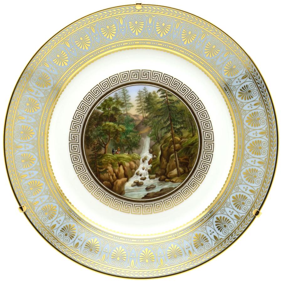 セーブル sevres 鳥文様皿A セーブル sevres 鳥文様皿A