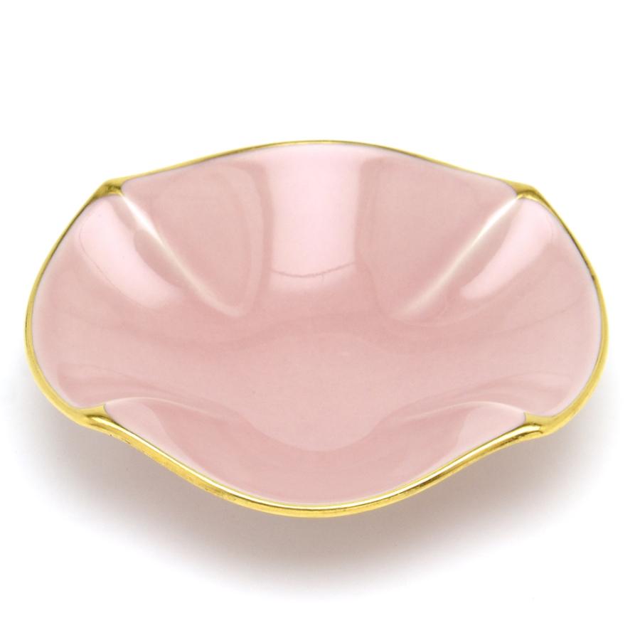 【希少】セーブル(Sevres) 楕円形トレイ(直径:18cm) ダニエル(20) ピンク(BB1379) 新硬質磁器製【フランス国立セーブル製陶所から直接買い付け】送料無料 新品の画像