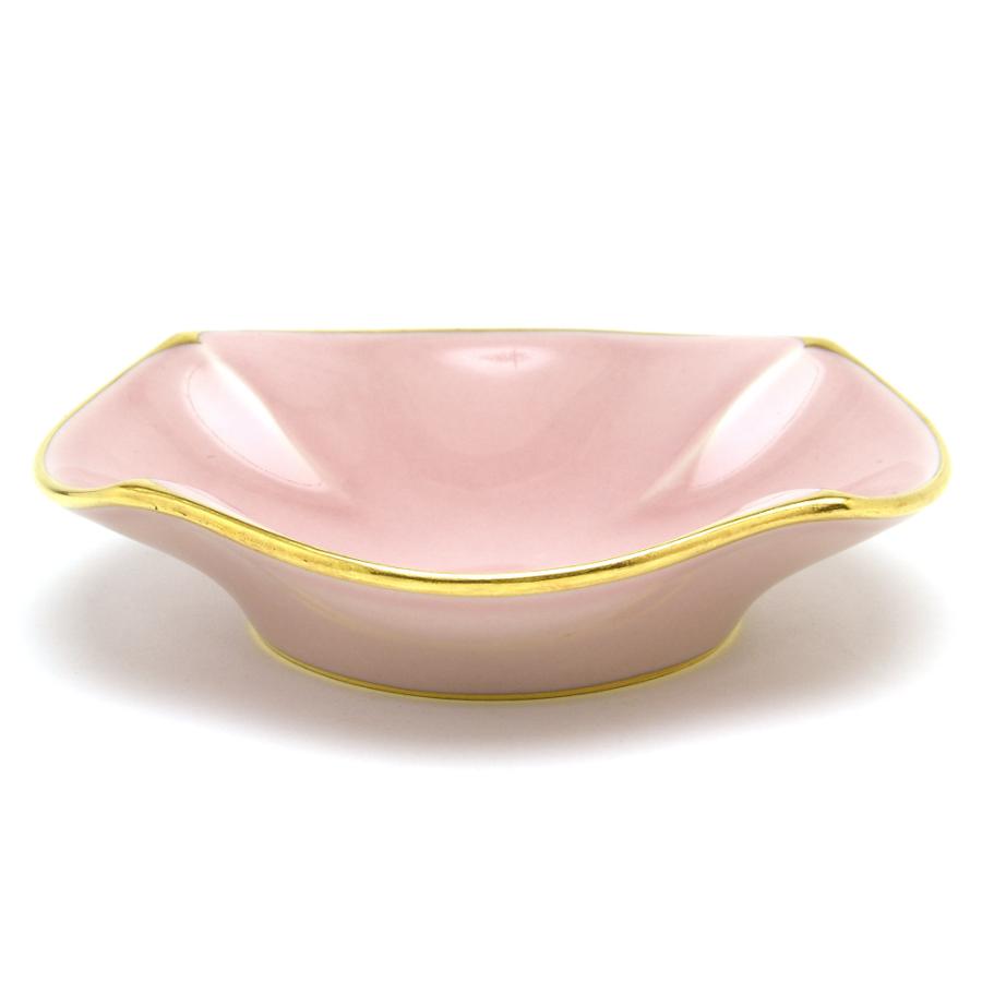 【希少】セーブル(Sevres) 楕円形トレイ(直径:18cm) ダニエル(20) ピンク(BB1379) 新硬質磁器製【フランス国立セーブル製陶所から直接買い付け】送料無料 新品の画像