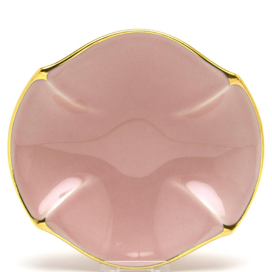【希少】セーブル(Sevres) 楕円形トレイ(直径:18cm) ダニエル(20) ピンク(BB1379) 新硬質磁器製【フランス国立セーブル製陶所から直接買い付け】送料無料 新品の画像