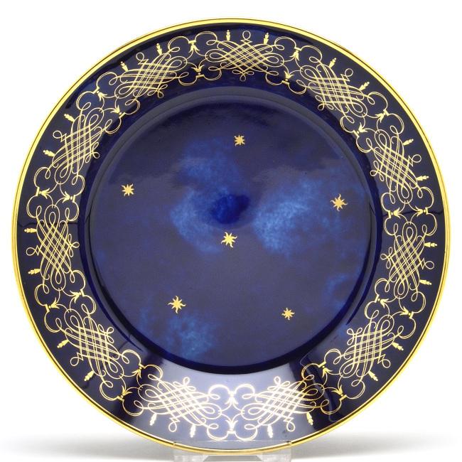 セーブル(Sevres) コーヒーカップ(250cc)+デザート皿(20cm)(3pc)セット