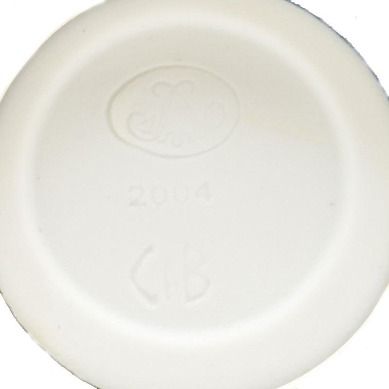 セーブル(Sevres) 白磁 飾り物 ランブイエのナヴェット(No.2)(高さ:21.5cm)浅浮き彫り 2004年:Chantal Bannelier作【セーブル製陶所から直輸入】送料無料 新品の画像