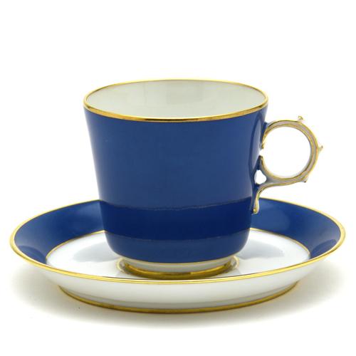 希少】セーブル(Sevres) デミタスコーヒーカップ(110cc)＆ソーサー
