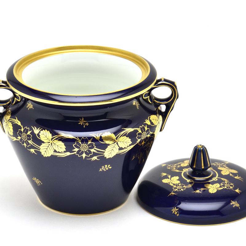 セーブル 24金 金彩装飾 蓋つきボックス