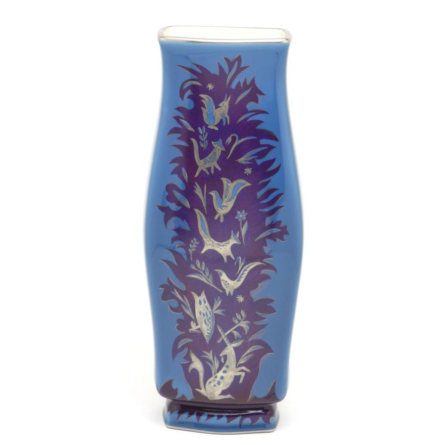 【超希少】【一点物】セーブル(Sevres) 飾り壺(高さ:35.5cm) ゴーヴェネ7(1) 花瓶 2006年:Veronique Chevalier作【セーブル製陶所から直接買い付け】新品
