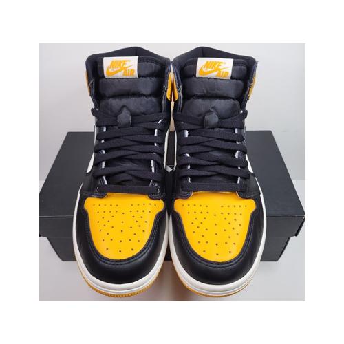 24cm 555088-711 AIR JORDAN 1 RETRO HIGH OG Taxi Yellow Toe エア 