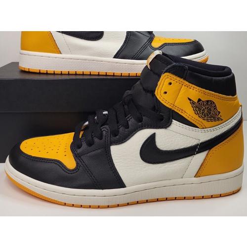 27cm 555088-711 AIR JORDAN 1 RETRO HIGH OG Taxi Yellow Toe エア  