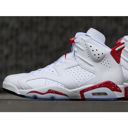 29cm CT8529-162 AIR JORDAN 6 RETRO Red Oreo White and University 